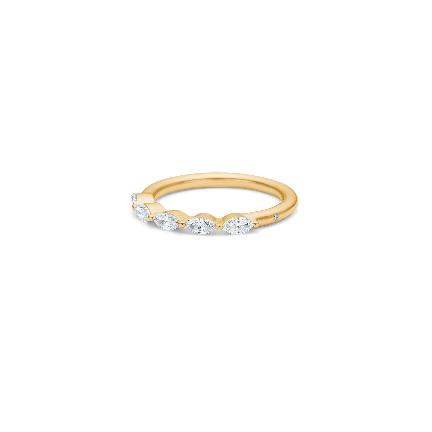 Ihre Liebe 18k goldener Ring w. Diamanten