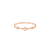Hestia 18K Rose Gold Ring w. Diamonds