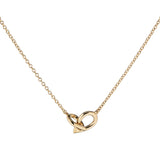 Drop Link Mini 18k Gold Necklace