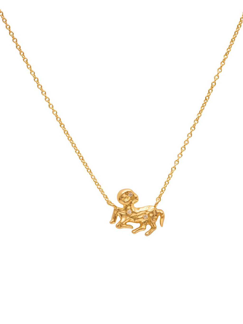 VƦdder 18K Guld HalskƦde m. Diamanter