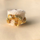 Fouettés #3 24K Gold Plated Ring