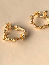 Fouettés 18K Gold Hoops