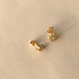 Fouettés Sticks 18K Gold Studs