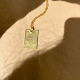 Ocean View 18K, 14K Gold Necklace w. Diamonds