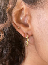 Tallulah Medium Hoops aus 18K Gold I Diamanten