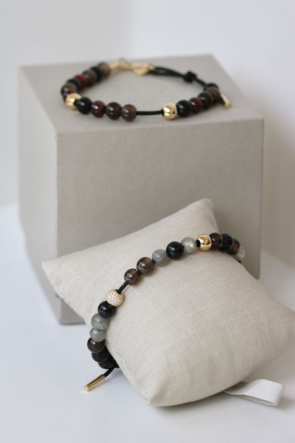 Inner Peace Initiative 18K Gold Bracelet w. Diamonds