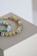 Inner Peace Authentic 18K Gold Bracelet w. Diamonds