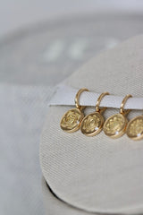 Inner Peace Foreheadchakra 18K Gold Pendant w. Diamond