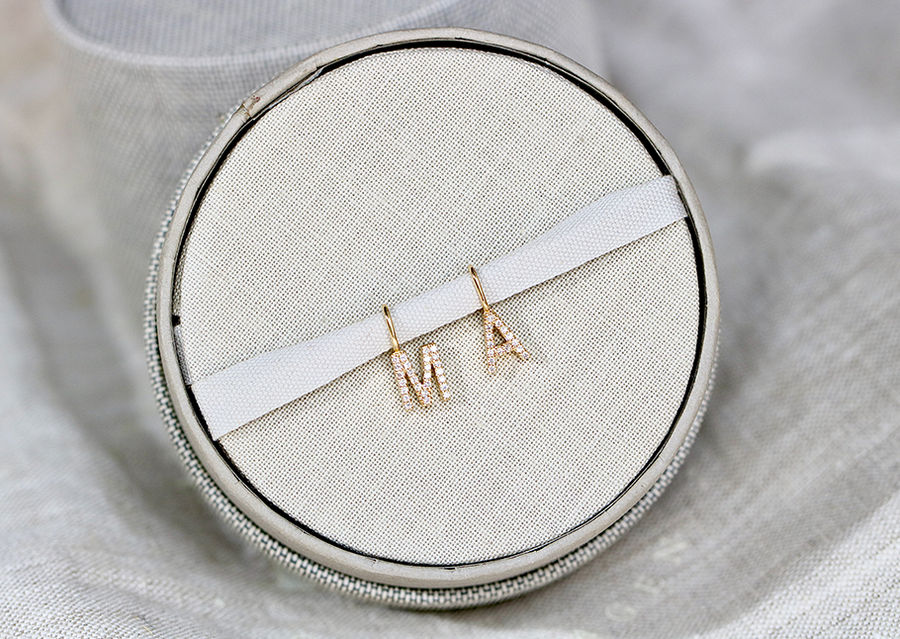 My P 18K Whitegold Pendant w. Diamonds