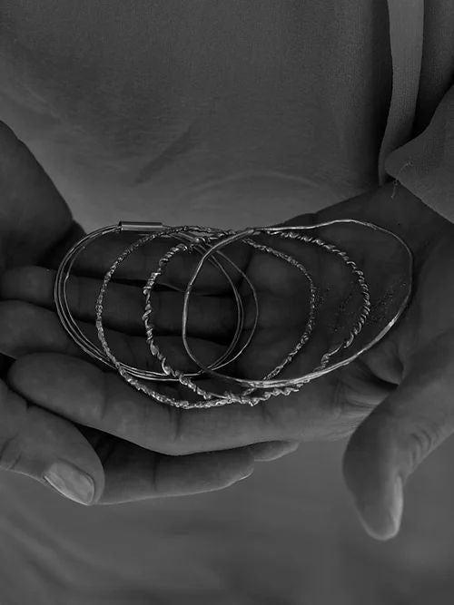 Spiral 14K Gold Bangle