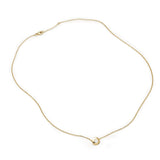 Introspection 18K Gold, Whitegold or Rosegold Necklace w. Diamond