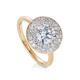 Diamond Mosaic 18K Gold Ring