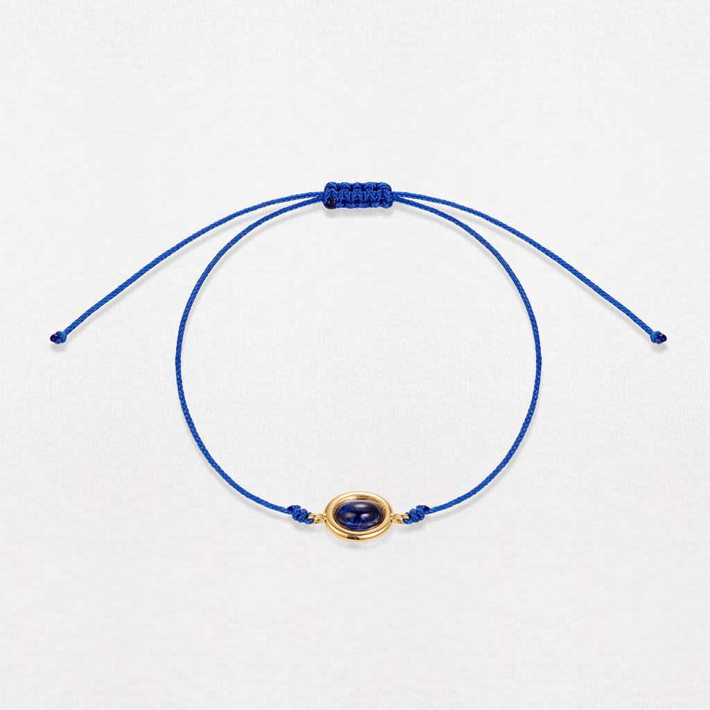 Sapphire Pebble 18K Gold Bracelet