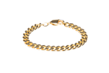 IX Chunky Curb Gold Plated Bracelet
