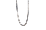 IX Chunky Curb Silver Necklace