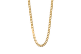 IX Chunky Curb Gold Plated Necklace