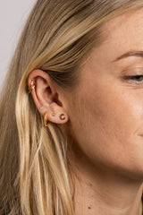 IX C 22K Forgyldt Ørestik