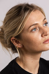 IX G 22K Gold Plated Stud