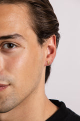 IX E 22K Gold Plated Stud