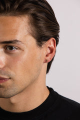 IX F 22K Gold Plated Stud