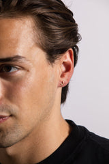 IX J 22K Gold Plated Stud