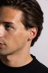 IX G 22K Gold Plated Stud w. Zirconia