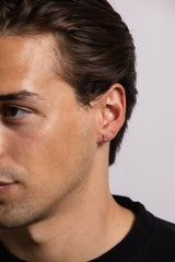 IX I 22K Gold Plated Stud w. Zirconia