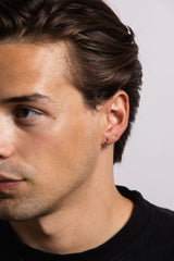 IX J 22K Gold Plated Stud w. Zirconia