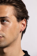 IX T 22K Gold Plated Stud w. Zirconia