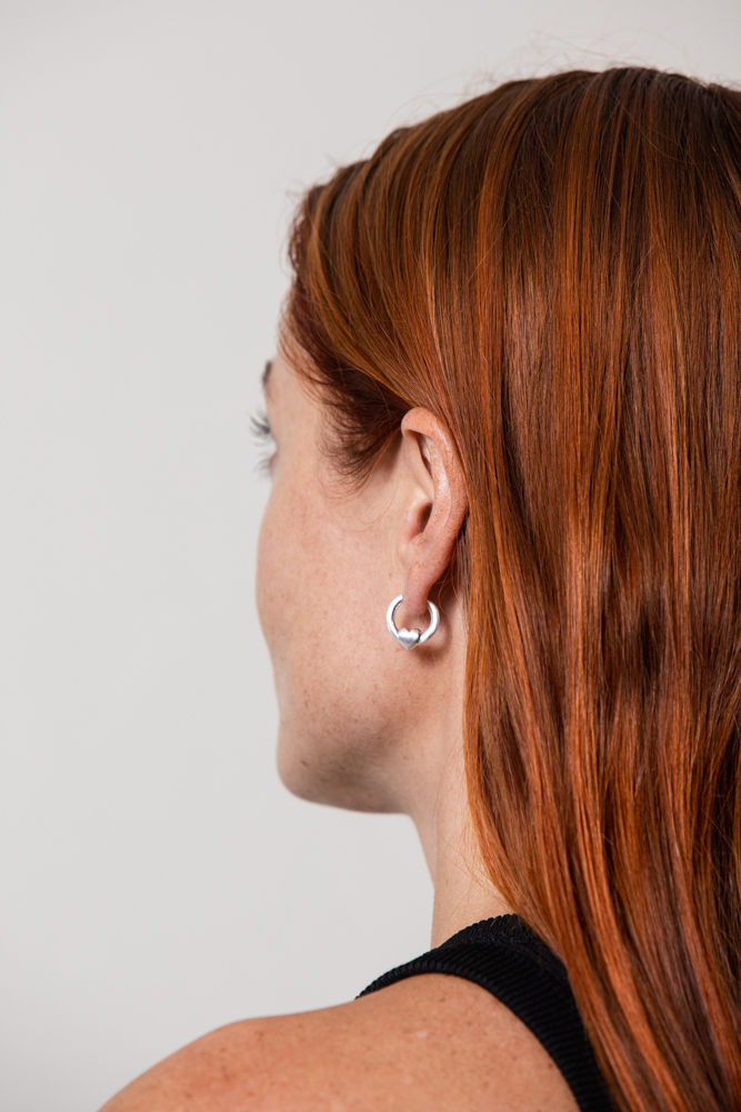 IX Soul Sølv Hoop Ørering