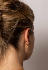 IX A Ice 22K Gold Plated Pendant