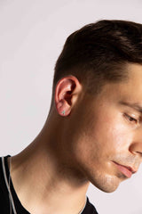 IX A Silver Stud w. Zirconia