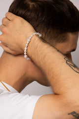 IX Penelope 22K Gold Plated Bracelet w. Pearls