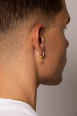 IX A Ice 22K Gold Plated Pendant