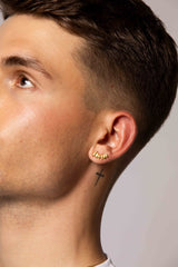 IX Isa 22K Gold Plated Stud