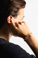 IX Axel Silberarmband