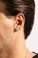 IX B Silver Stud w. Zirconia