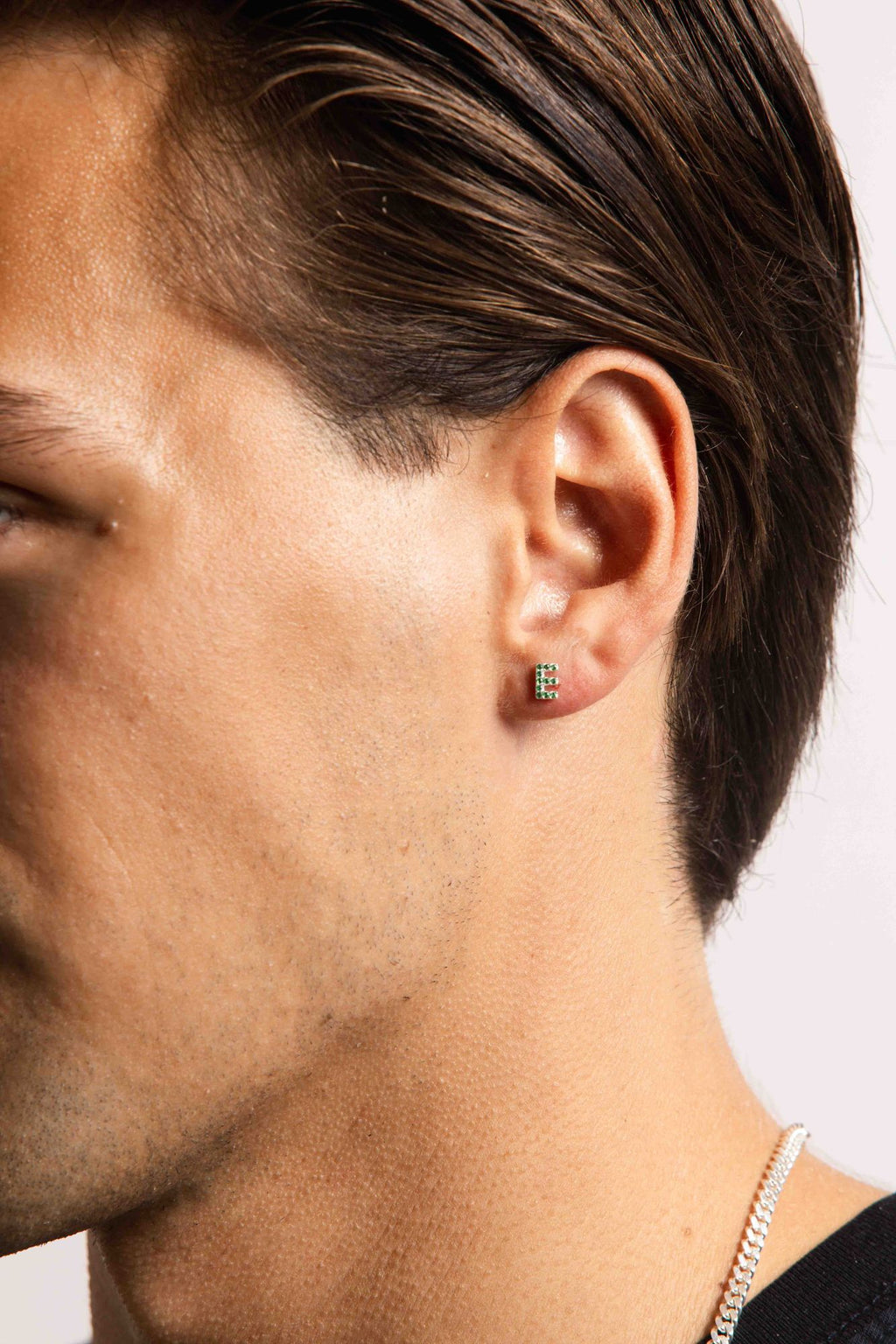 IX E Silver Stud w. Zirconia