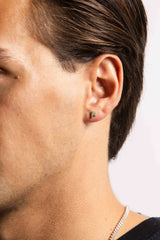IX F Silver Stud w. Zirconia