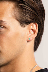 IX I Silver Stud w. Zirconia