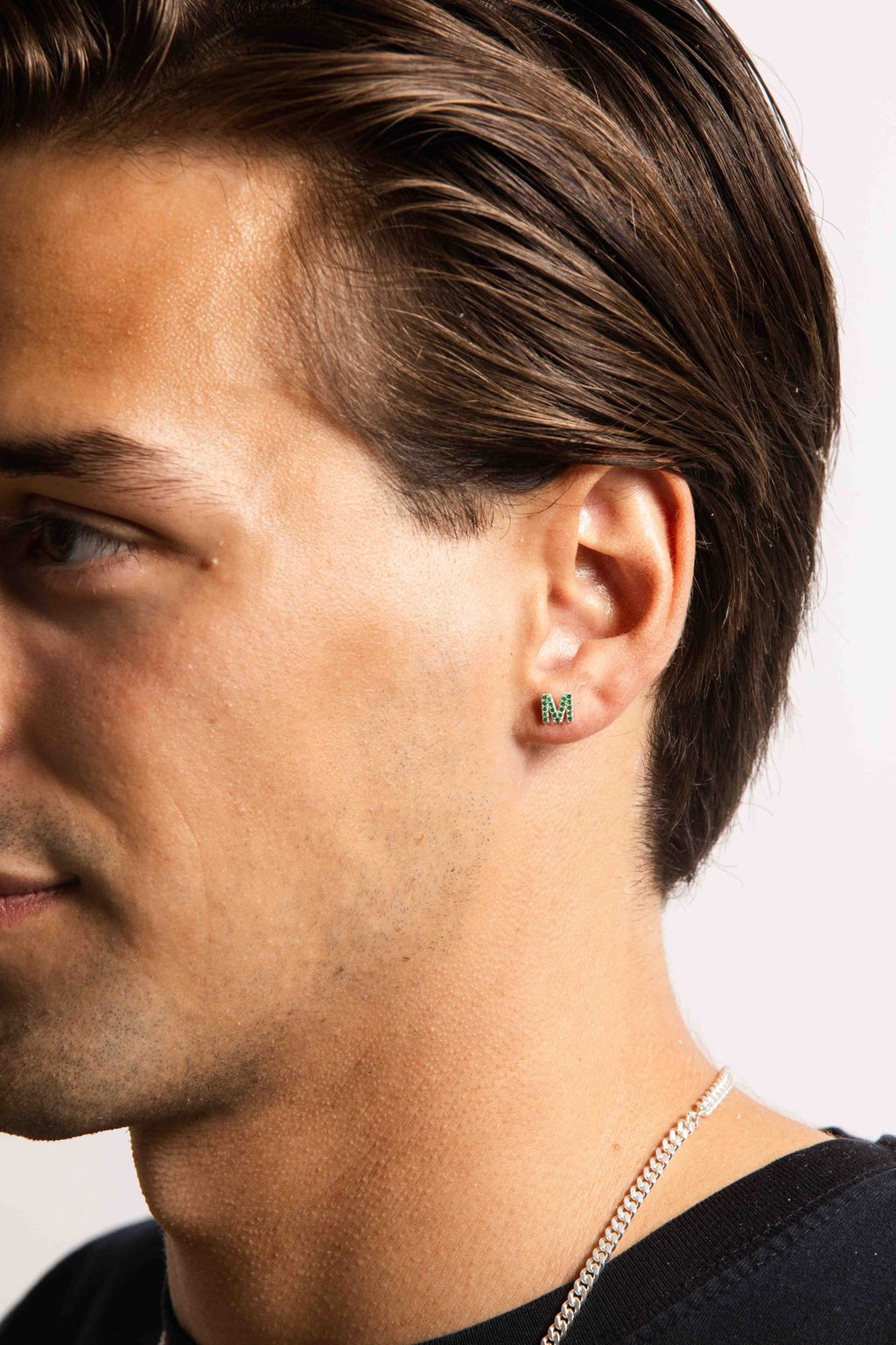 IX M Silver Stud w. Zirconia