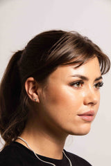 IX T Silver Stud w. Zirconia