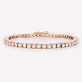 The LOEV Tennisarmband aus 18K Rosegold mit Labordiamanten