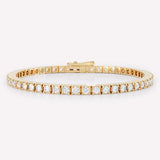 The LOEV Tennis 18K Guld Armbånd m. Lab-Grown Diamanter