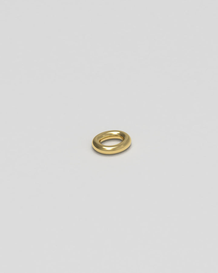 Loop massiver Charm aus 18K Gold