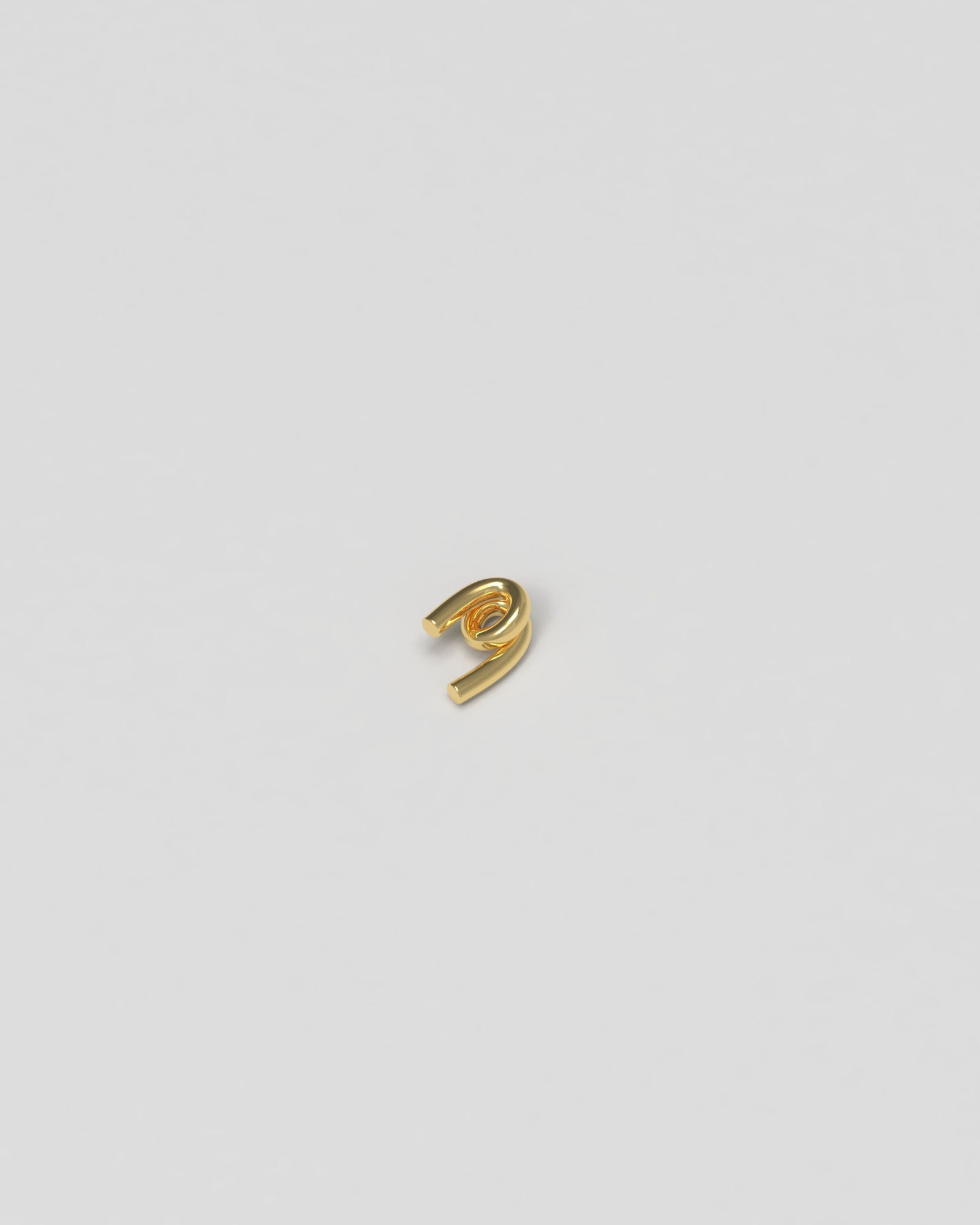 Rose Charm 14K Gold Pendant