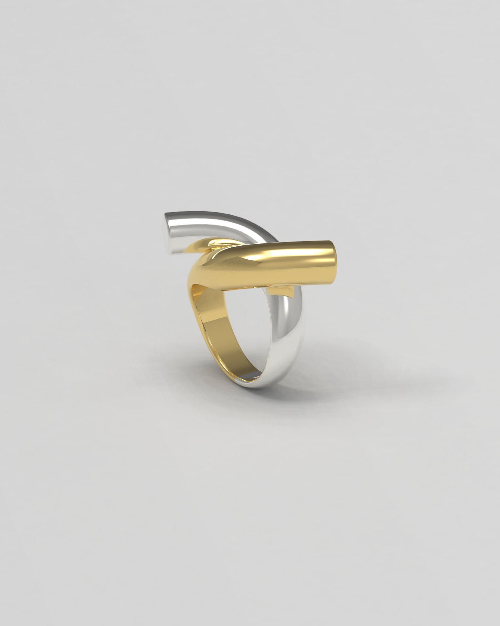 Rose Mix Silver & Gold Ring