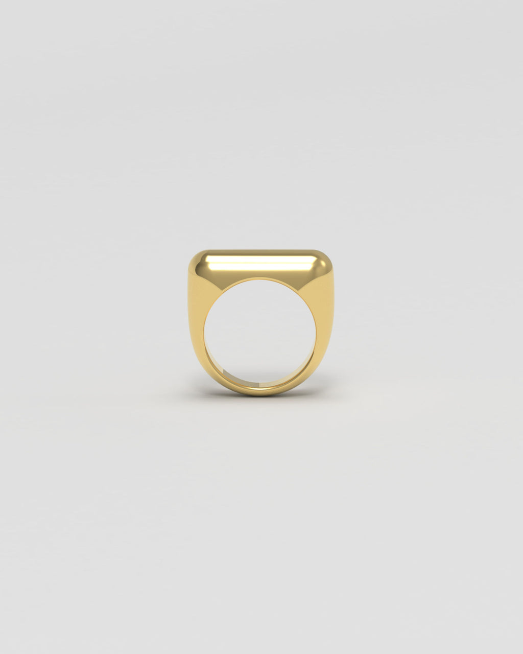 Sculpt Thick 18K Gold Ring