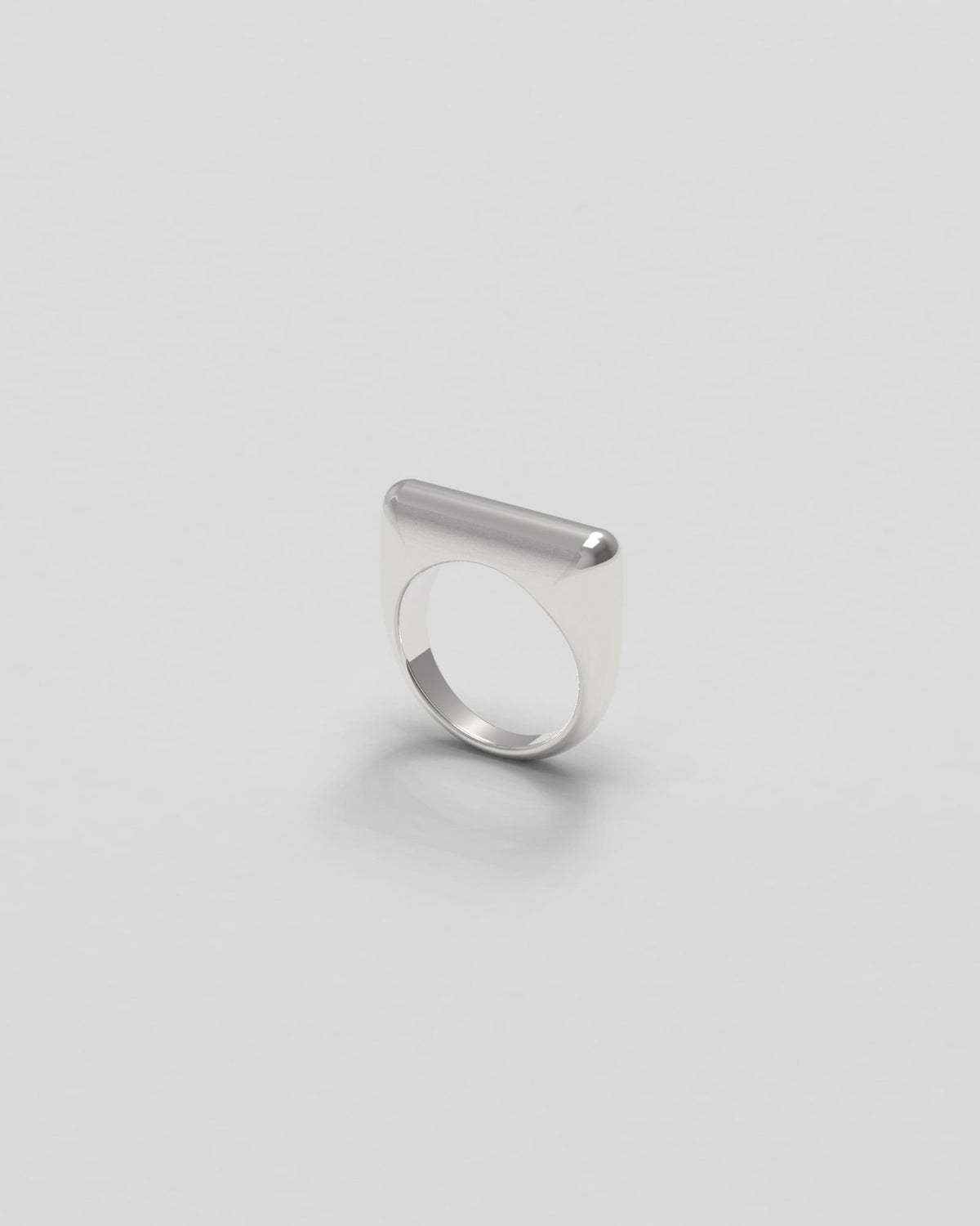 Sculpt Slim Silver Ring