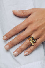 Sculpt Slim 18K Gold Ring